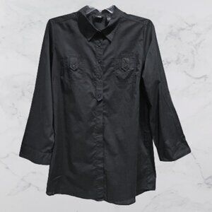 NWT RGL New York Black Cotton Lightweight Tunic - XL